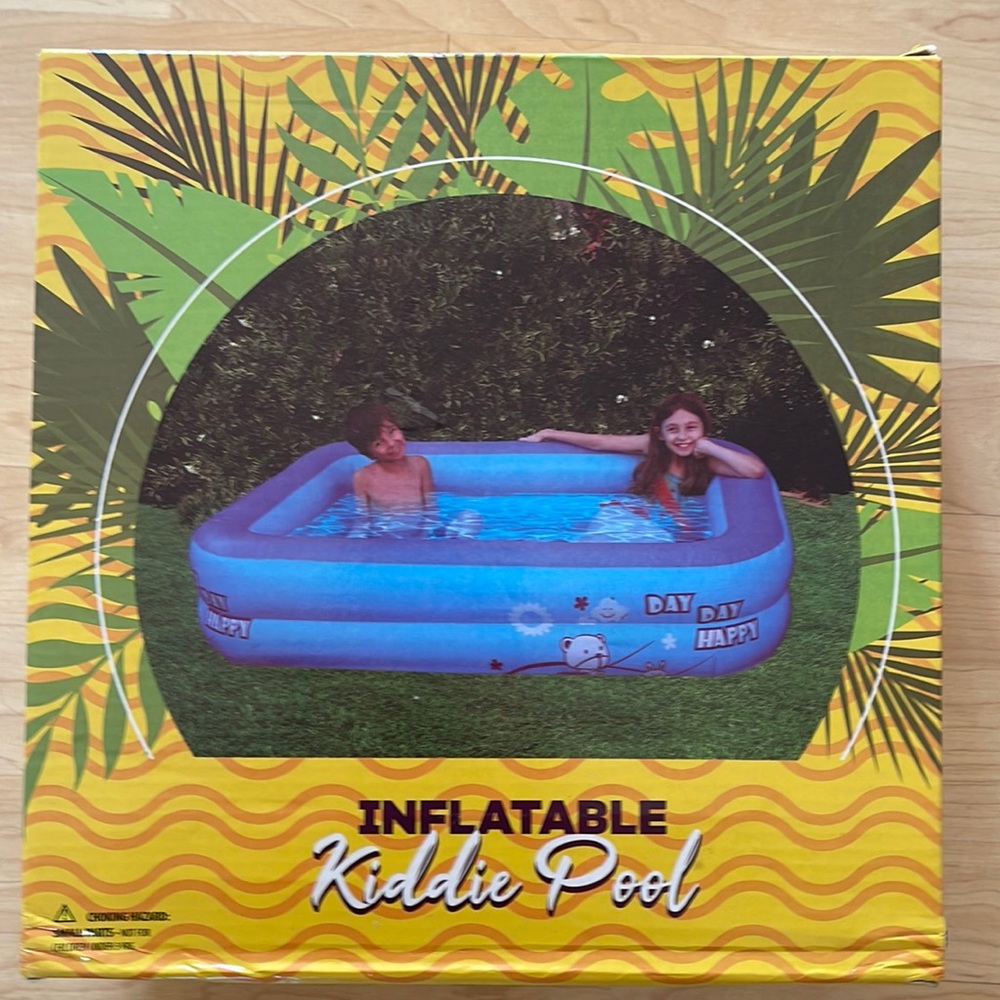 Inflatable Kiddie Pool …..